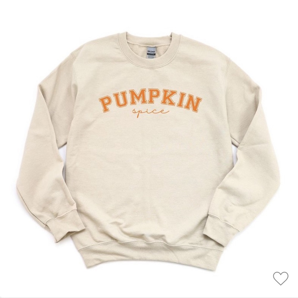 Simply Sage Market Gildan Pumpkin Spice Sweatshirt Medium NWT